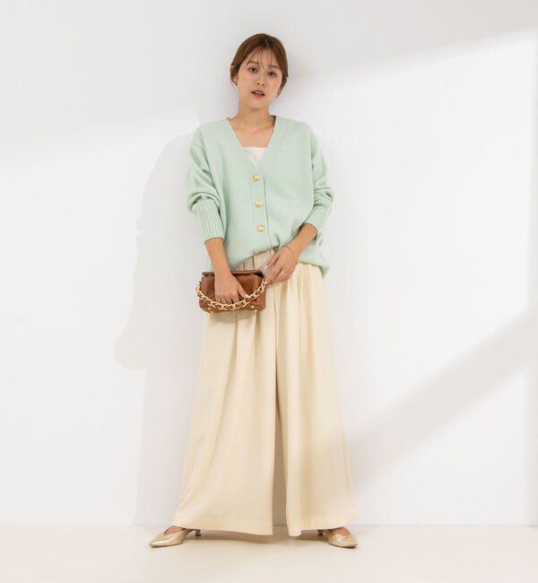 NOLLEY'S「◇【WEB限定サイズあり】《セットアップ対応》ウォッシャブルMannishワイドパンツ」|その他|