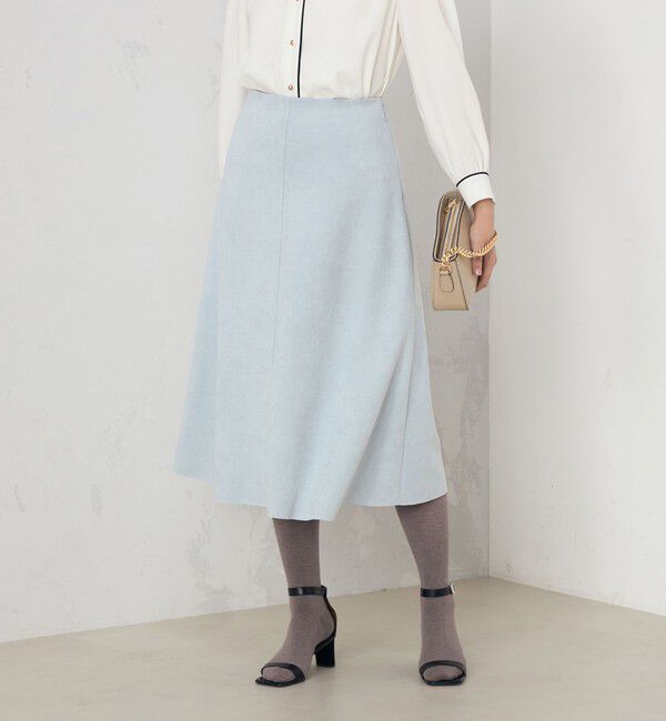 NOLLEY'S sophi「スエードダンボールフレアスカート」|フレア|