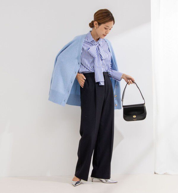 NOLLEY'S「ウォッシャブルウール調愛されイージーワイドパンツ」|その他|