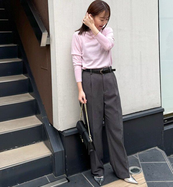 NOLLEY'S「ウォッシャブルウール調愛されイージーワイドパンツ」|その他|