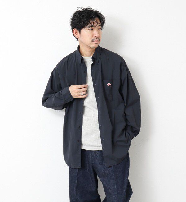 NOLLEY'S goodman「【DANTON/ダントン】DOT BUTTON B.D. SHIRT LS 25SS」|シャツ・ブラウス|