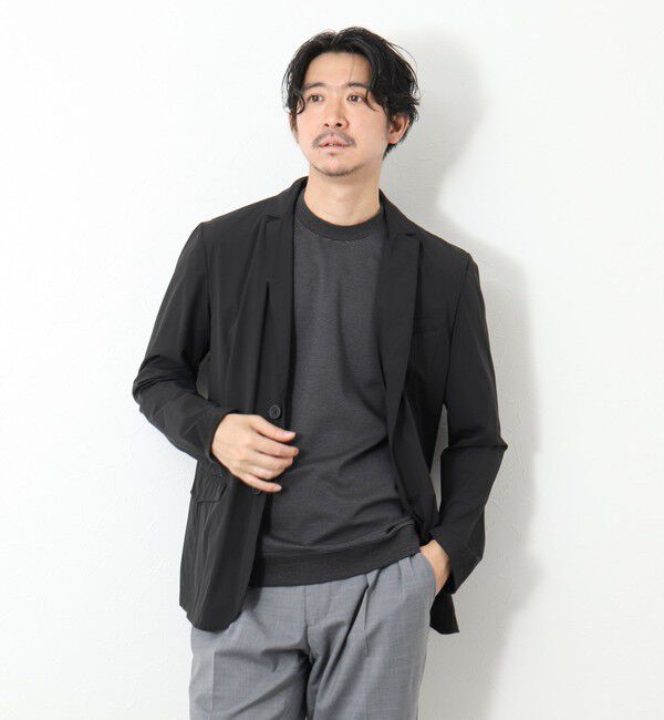 NOLLEY'S goodman「《ビジカジ対応》セミシルケットスムース ボーダードレスTシャツ 25SS」|Tシャツ・カットソー|