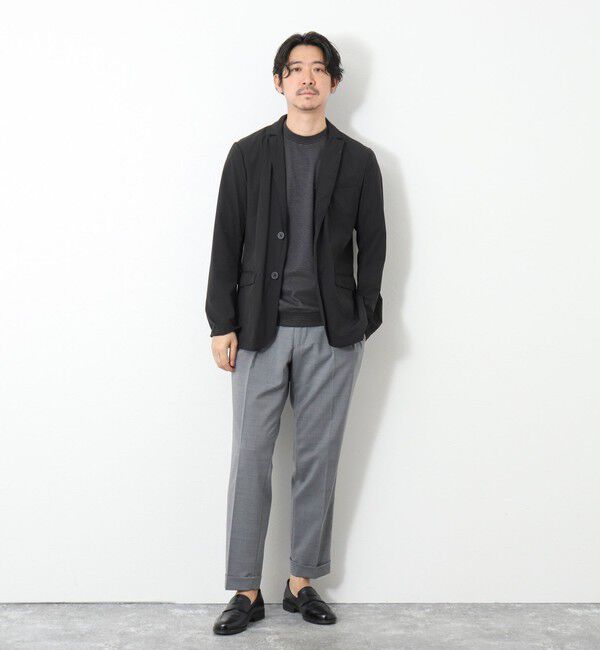 NOLLEY'S goodman「《ビジカジ対応》セミシルケットスムース ボーダードレスTシャツ 25SS」|Tシャツ・カットソー|