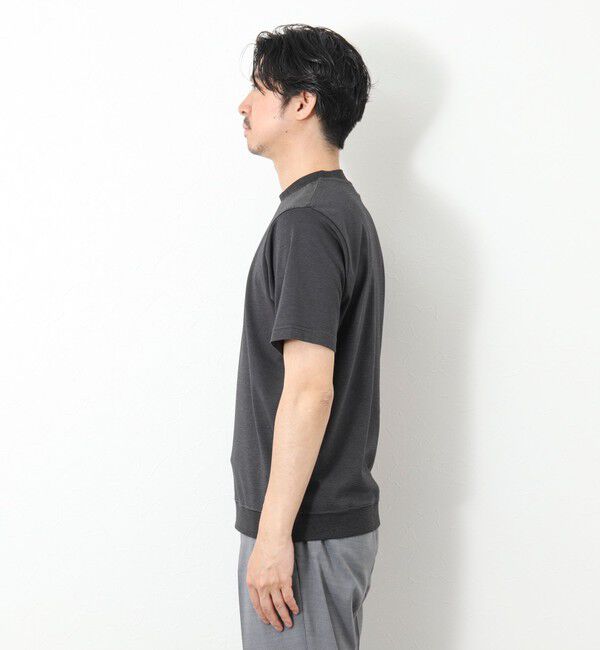 NOLLEY'S goodman「《ビジカジ対応》セミシルケットスムース ボーダードレスTシャツ 25SS」|Tシャツ・カットソー|