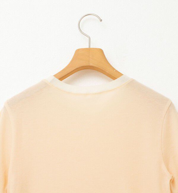 NOLLEY'S sophi「シアー配色トリミング半袖Tシャツ」|Tシャツ・カットソー|