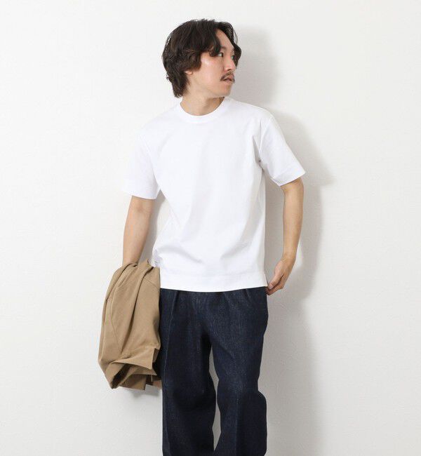 NOLLEY'S goodman「《ビジカジ対応》ハイゲージ シルケットポンチ ドレスCN T 25SS」|Tシャツ・カットソー|