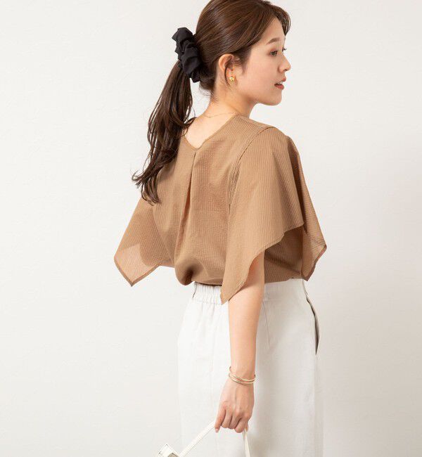 NOLLEY'S「袖フリル2WAYブラウス」|シャツ・ブラウス|