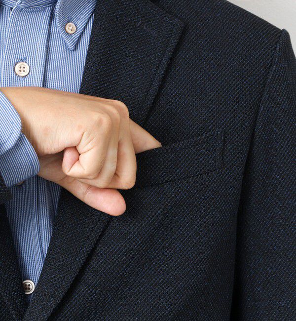 NOLLEY'S goodman「《ビジカジ/セットアップ対応》【尾州】先染めハニカムイージーJK 25AW」|テーラードジャケット|