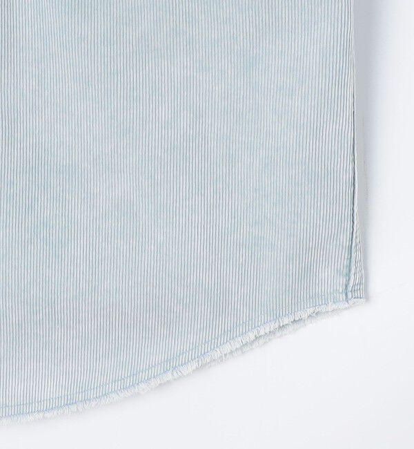 Rie Miller「【RM denim】硫化染コーデュロイシャツジャケット」|シャツ・ブラウス|