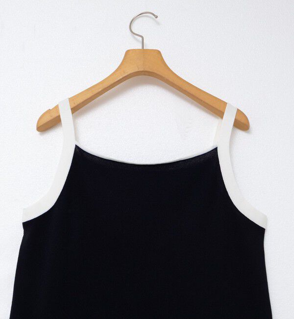 NOLLEY'S sophi「《手洗い可能》配色ニットロングキャミワンピース」|ワンピース|