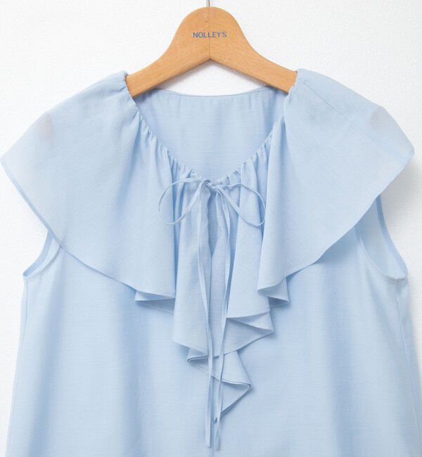 NOLLEY'S sophi「シアーラッフルノースリーブブラウス」|シャツ・ブラウス|