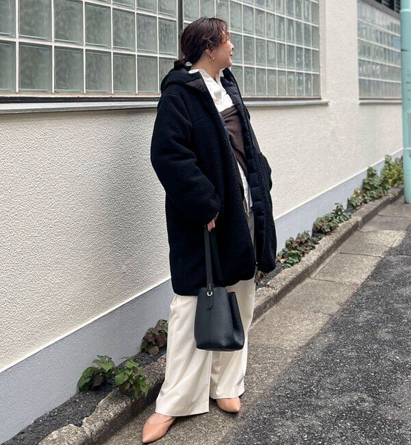 NOLLEY'S「◇【WEB限定】【TAION/タイオン】別注ボア&times;ダウンフードコート(リバーシブル) 」|ダウン|