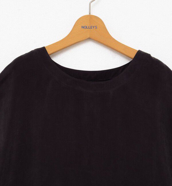 NOLLEY'S「《セットアップ対応》ウォッシャブルシルキーキュプラフレンチブラウス」|シャツ・ブラウス|