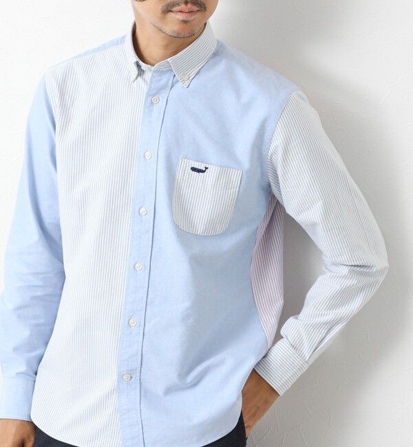 NOLLEY'S goodman「TRADITIONAL OXクジラBD 25AW」|シャツ・ブラウス|ブルー系1