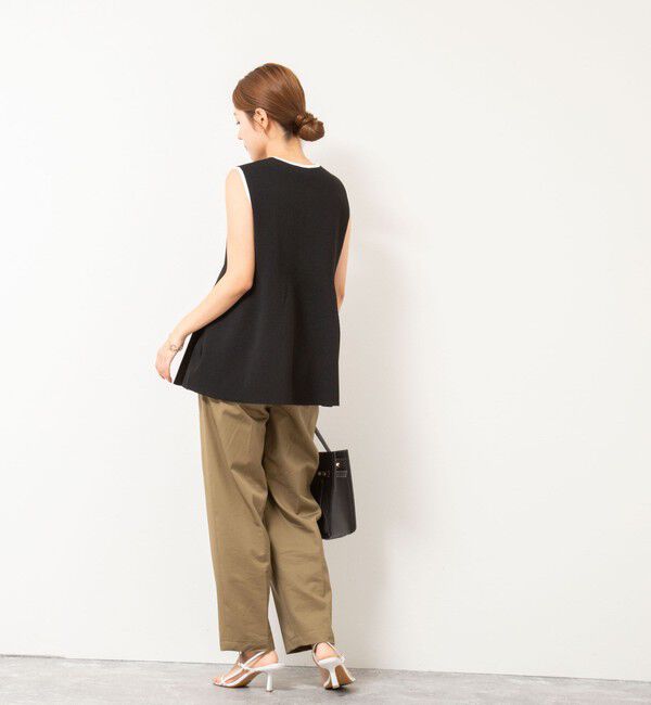 NOLLEY'S「【追加】《手洗い可能》フリル付きペプラムベスト」|ベスト・ジレ|