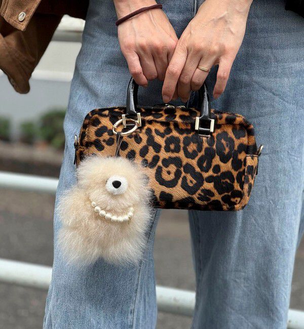 NOLLEY'S sophi「【CHRISTIAN VILLA/クリスチャンヴィラ】  レオパードハラコボストンバッグ」|ボストンバッグ|