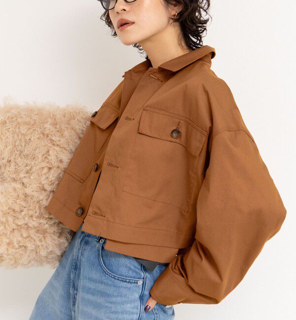 Rie Miller「ウォッシャブルワークジャケット」|ブルゾン・スタジャン|