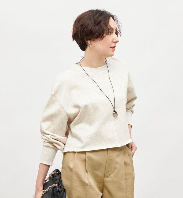 NOLLEY'S「ショート丈裏毛スウェット」|スウェット・ジャージ|
