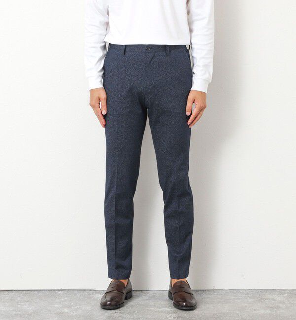 NOLLEY'S goodman「《ビジカジ対応》ハイゲージ 撚り杢 ツイルスリムフィット 25AW」|チノ|