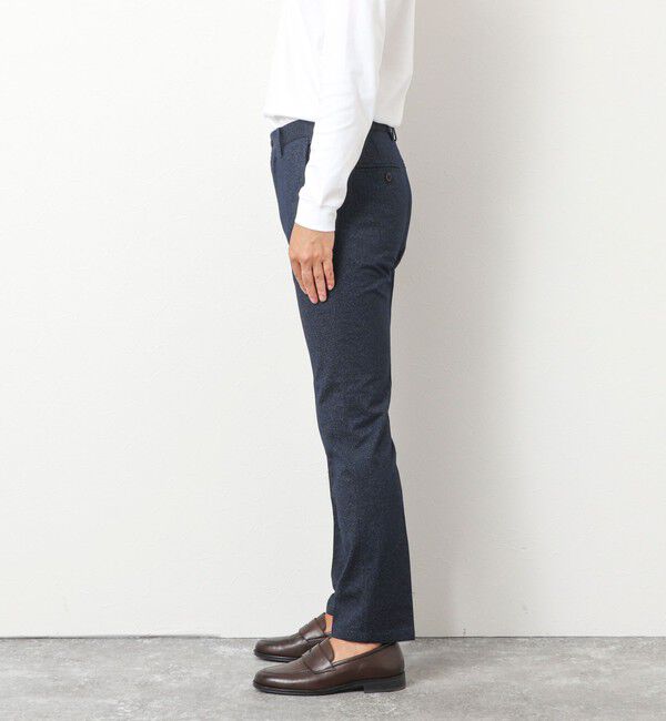 NOLLEY'S goodman「《ビジカジ対応》ハイゲージ 撚り杢 ツイルスリムフィット 25AW」|チノ|