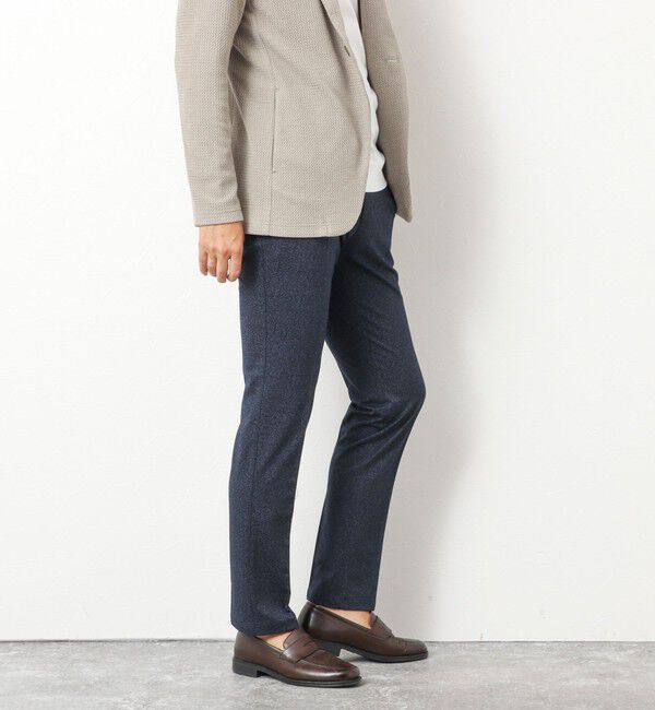 NOLLEY'S goodman「《ビジカジ対応》ハイゲージ 撚り杢 ツイルスリムフィット 25AW」|チノ|