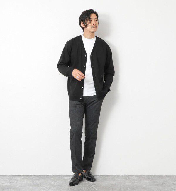 NOLLEY'S goodman「《ビジカジ対応》ハイゲージ 撚り杢 ツイルスリムフィット 25AW」|チノ|