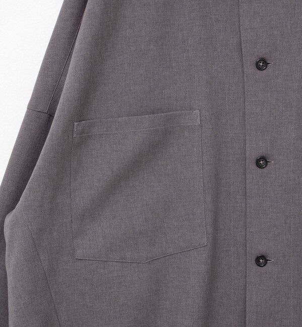 Rie Miller「《セットアップ対応》オープンカラービッグシルエットシャツ」|シャツ・ブラウス|