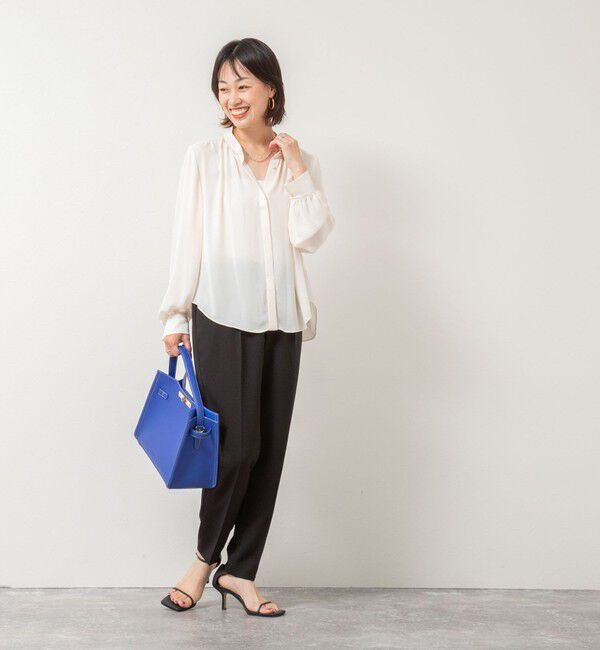 NOLLEY'S「ジョーゼットボウタイブラウス」|シャツ・ブラウス|