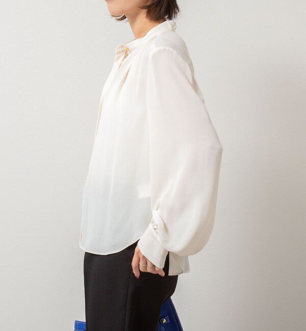 NOLLEY'S「ジョーゼットボウタイブラウス」|シャツ・ブラウス|