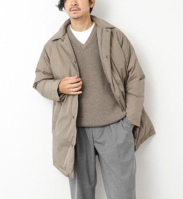 NOLLEY'S goodman「【TAION/タイオン】別注ダウンステンカラーコート 25AW」|ダウン|