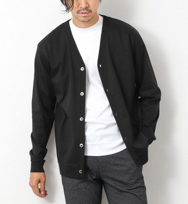 NOLLEY'S goodman「《アンサンブル対応》シルケットスムースドレス VCD 25AW」|カーディガン|ブラック