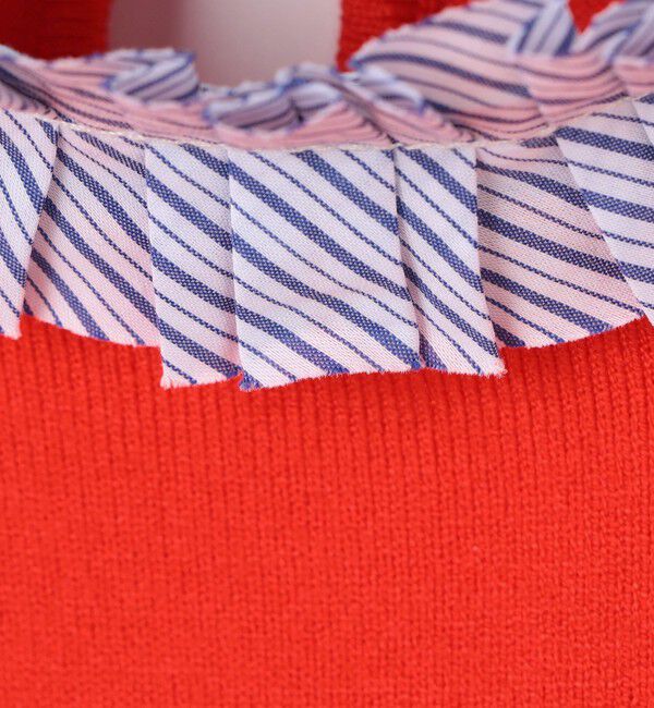 NOLLEY'S「プリーツ衿取り外しプルオーバーニット」|ニット・セーター|