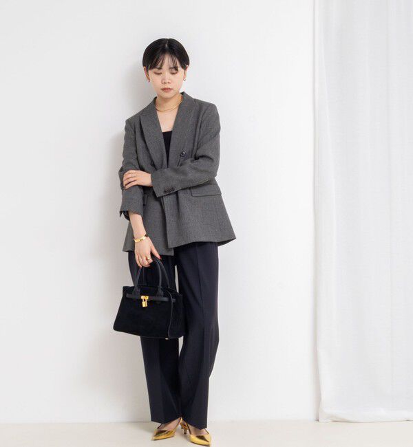 NOLLEY'S sophi「ウォッシャブルシャークダブルジャケット」|テーラードジャケット|