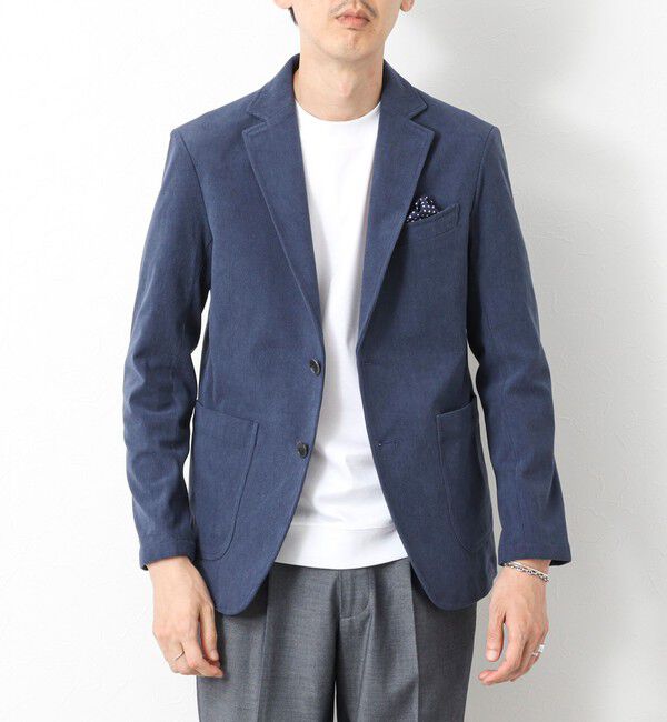 NOLLEY'S goodman「《ビジカジ/セットアップ対応》トリコットコーデュロイ ストレッチ イージーJK 25AW」|テーラードジャケット|