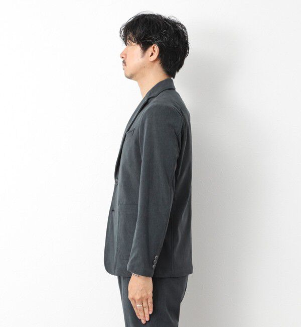 NOLLEY'S goodman「《ビジカジ/セットアップ対応》トリコットコーデュロイ ストレッチ イージーJK 25AW」|テーラードジャケット|