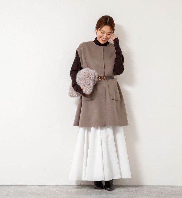 NOLLEY'S「ウールロングジレ」|ベスト・ジレ|