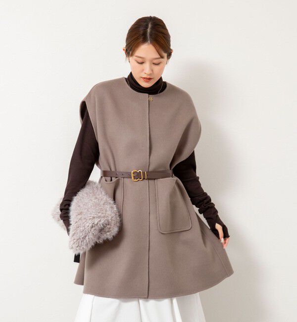 NOLLEY'S「ウールロングジレ」|ベスト・ジレ|