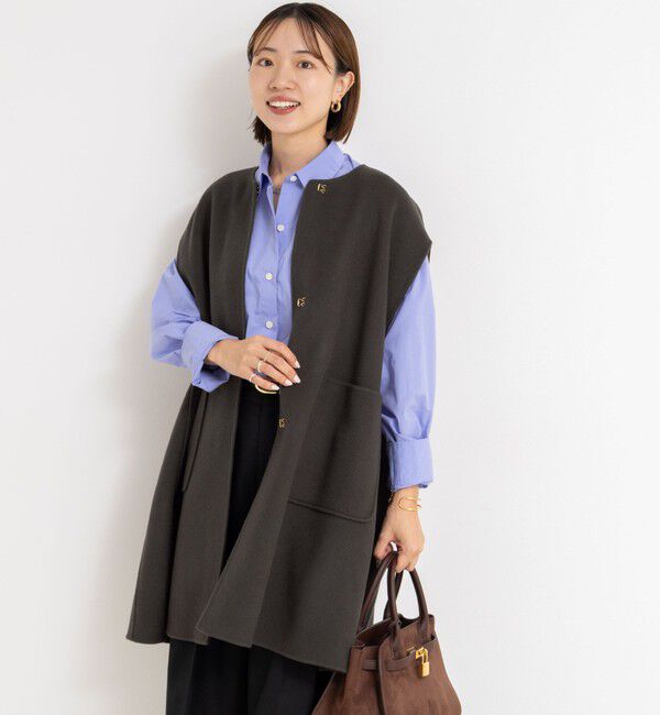 NOLLEY'S「ウールロングジレ」|ベスト・ジレ|