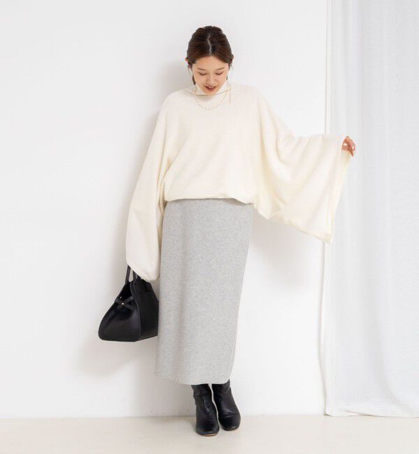 NOLLEY'S「【一部WEB限定カラー＆サイズ】ウォッシャブルＷジャージタイトスカート」|タイト|