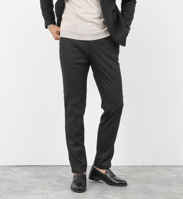 NOLLEY'S goodman「《セットアップ対応》【Active Jersey】ホームスパン ストレッチスリムフィット 25AW」|チノ|