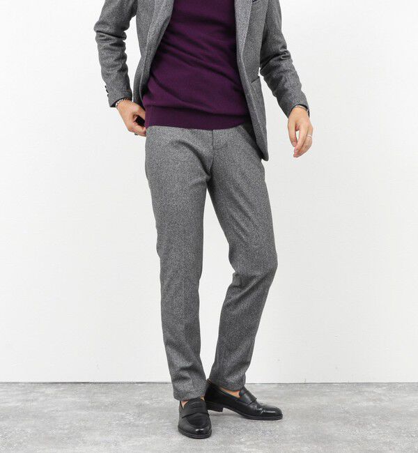 NOLLEY'S goodman「《セットアップ対応》【Active Jersey】ホームスパン ストレッチスリムフィット 25AW」|チノ|