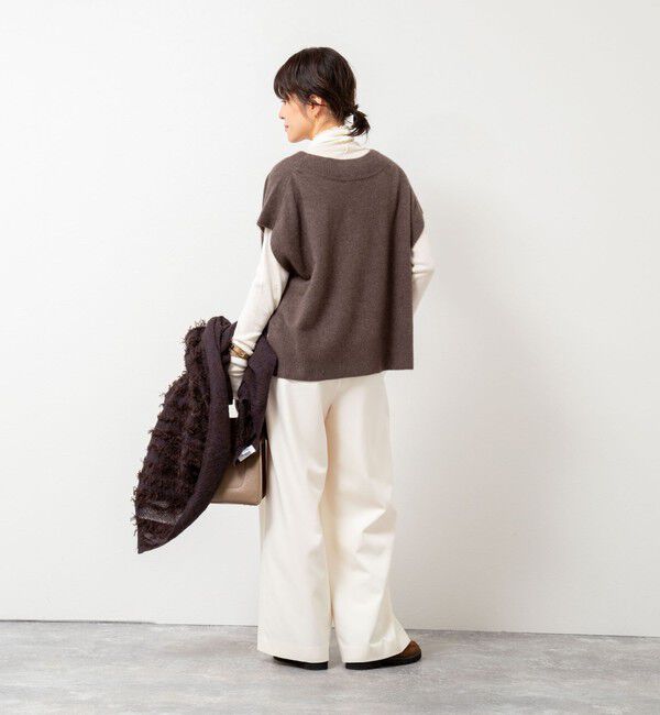 NOLLEY'S「ウォッシャブルヘアリーＶネックベスト」|ベスト・ジレ|