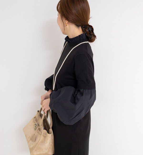 NOLLEY'S sophi「【MARILYN MOON/マリリーンムーン】14gwool 2way sleeve one-piece」|ワンピース|