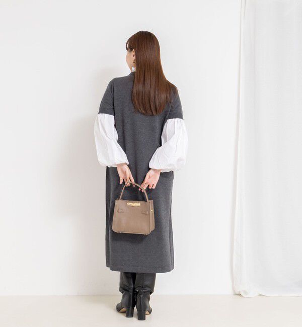 NOLLEY'S sophi「【MARILYN MOON/マリリーンムーン】14gwool 2way sleeve one-piece」|ワンピース|