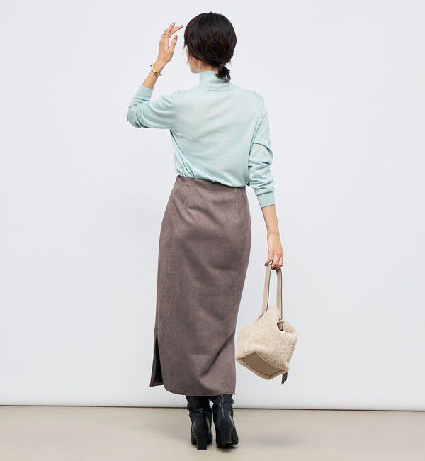 NOLLEY'S sophi「ウォッシャブルスエードダンボールタイトスカート」|タイト|