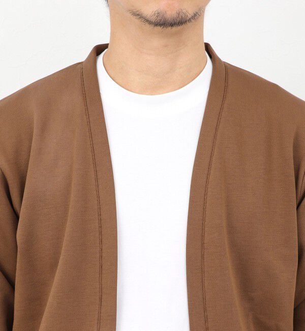 NOLLEY'S goodman「【ACTIVE SECT】《限定展開》接結ボタンレスカーディガン 25AW」|カーディガン|