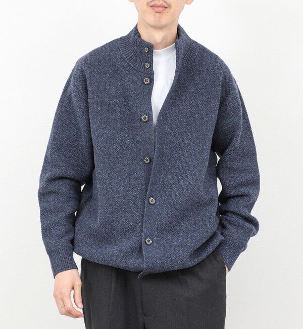 NOLLEY'S goodman「スタンドカーディガン 25AW」|カーディガン|ネイビー