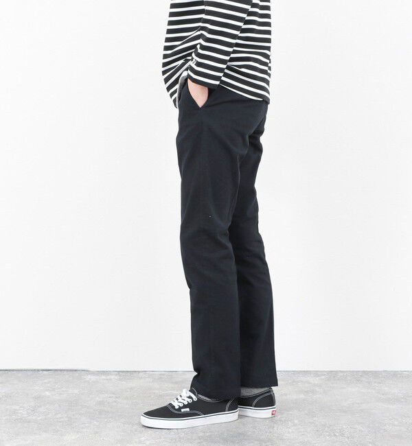 NOLLEY'S goodman「コットンカルゼ裏微起毛ストレッチスリムフィット 25AW」|チノ|