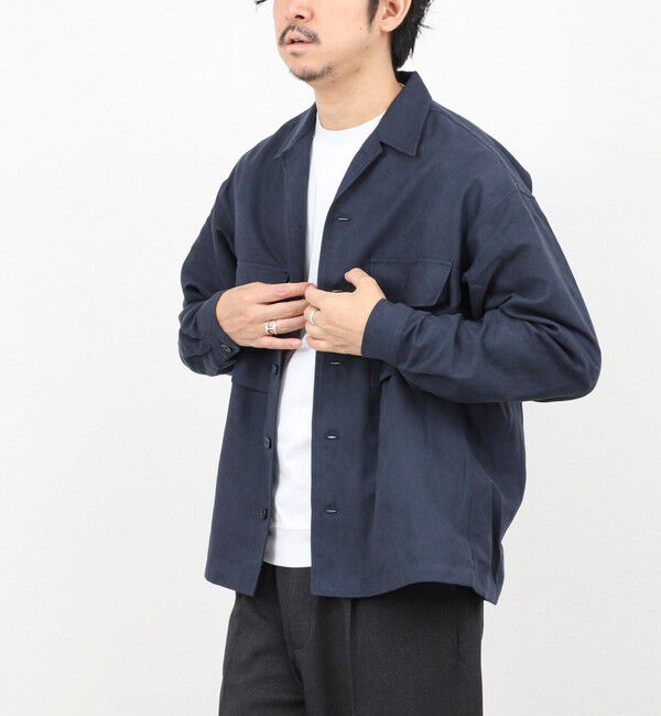 NOLLEY'S goodman「ポリスエード シャツブルゾン 25AW」|ブルゾン・スタジャン|