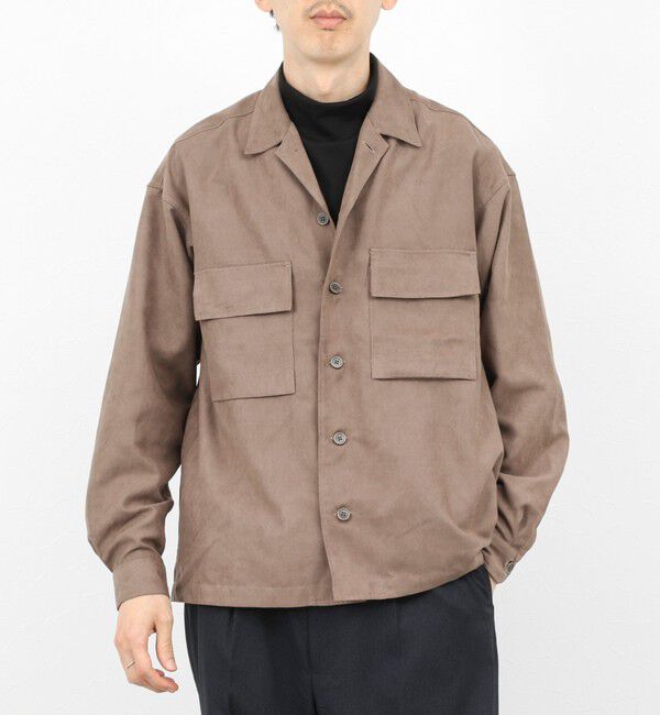 NOLLEY'S goodman「ポリスエード シャツブルゾン 25AW」|ブルゾン・スタジャン|